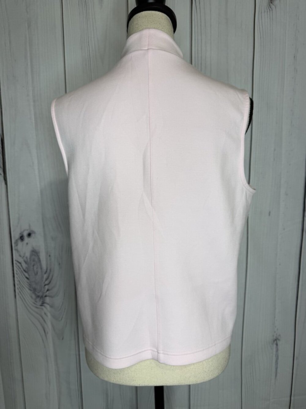Spanx AirEssentials Mock Neck Tank Top Sz XL Light Pink Sleeveless Top 20377R - Picture 7 of 12